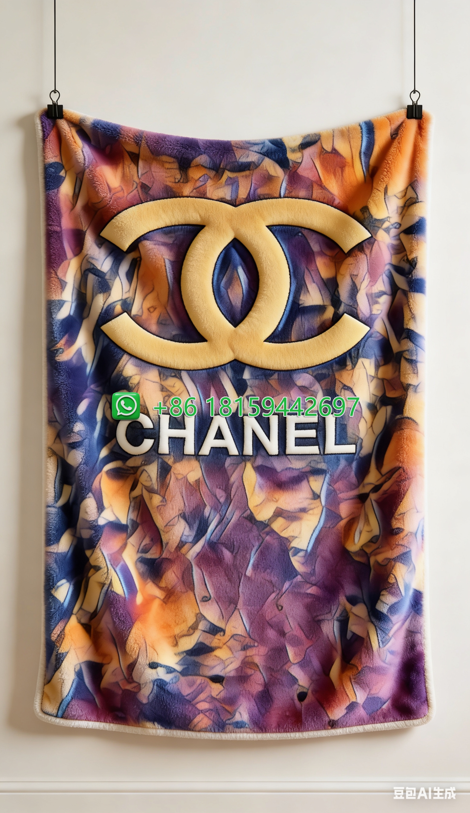 Chanel Throw Blankets